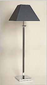 ALEXANDERS 150CM CHROME SQUARE LAMP FLOOR LAMP